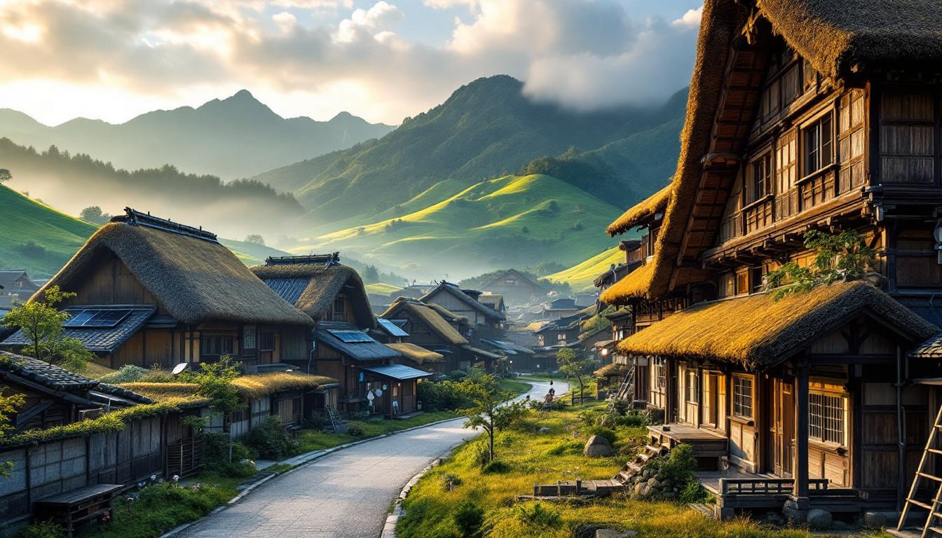 Villages japonais 2025 : cette transformation arrive 2 ans plus tôt